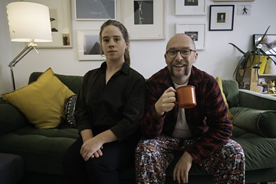 Sarah Gordon & Damian McCann in ‘Just the Two of Us’ (Image Credit: BBC NI)