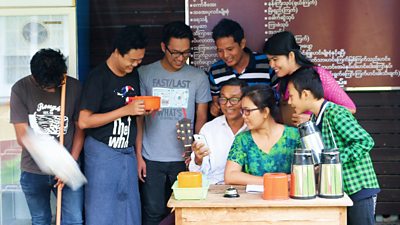 The eclectic cast of The Tea Cup Diaries