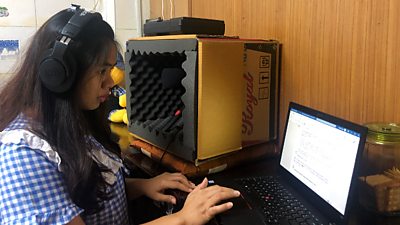 The Tea Cup Diaries producer/presenter Ma Thet Su and her home production set up during lockdown