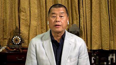 Media tycoon Jimmy Lai speaks to the BBC about Hong Kong