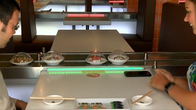 Yo! Sushi conveyor belt