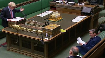 Front benches at PMQs