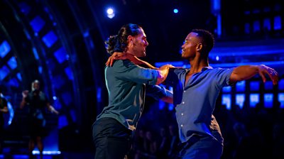 Johannes Radebe and Graziano di Prima performed together in Strictly Come Dancing. 