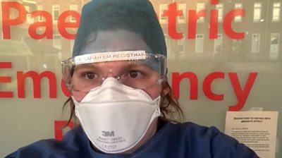 Dr Sarah Edwards in PPE