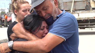 Families in Beirut are still desperately seeking news of missing loved ones.