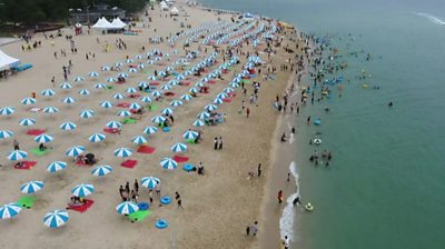 Beach in South Korea