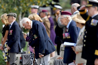 Veterans at the National Memorial Arboretum