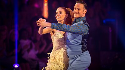  Stacey and Kevin performing the Quickstep to Dancing by Kylie Minogue in week one of Strictly Come Dancing, 2018