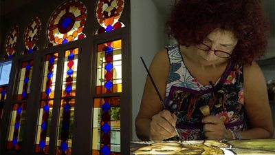 Beirut glass artist Maya Husseini