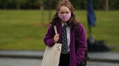 Face coverings will only be required in corridors, communal areas and on buses in Scottish high schools