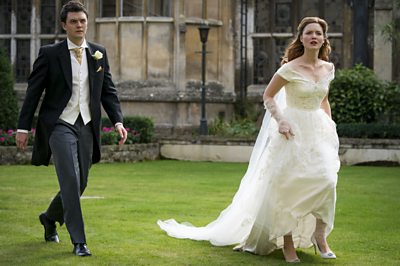 Matthew Cunliffe (KERR LOGAN), Robin Ellacott (HOLLIDAY GRAINGER) in Lethal White (Image Credit: BBC/Bronte Films/Steffan Hill)