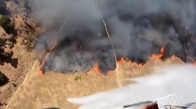 Wildfires are raging across Northern California, which were sparked by dry lightning during a heatwave.