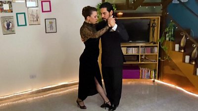 Couple dancing
