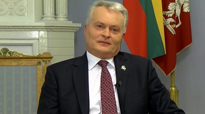 Lithuanian President Gitanas Nauseda