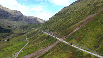 The Rest and Be Thankful in Argyll has become infamous for landslips, resulting in long diversions.