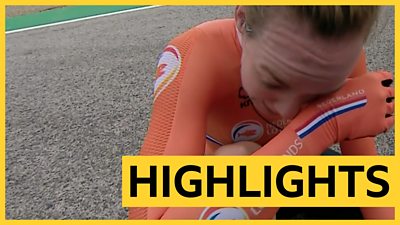 Dutch rider Anna van der Breggen wins the women's elite individual time trial at the World Championships in Imola, Italy.