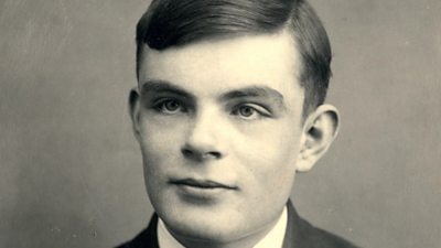 Alan Turing pictured in his youth.