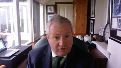 The SNP's Westminster leader Ian Blackford has called Margaret Ferrier’s trip from London to Scotland while positive for Covid-19 “inexcusable”.