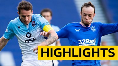 Highlights: Rangers 2-0 Ross County - BBC Sport