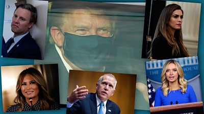How did so many of President Trump's top team become infected with coronavirus?