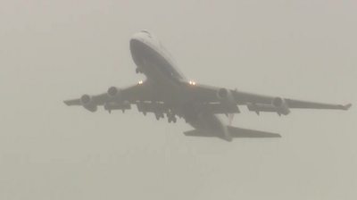 Final flight of BA 747 from Heathrow