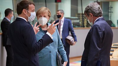 EU leaders conversing
