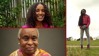 TV producer Liana Steward, Swansea's first female black councillor Yvonne Jardin, artist and researcher Adeola Dewis