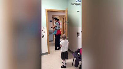 Ballet surprise for patient