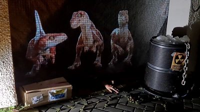 Holographic dinosaurs