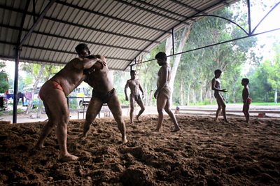 Wrestlers in India