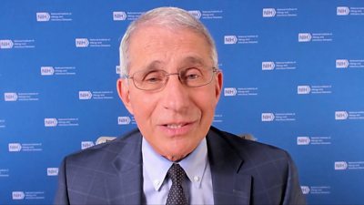 Covid: Dr Fauci asks families to weigh up risks over US Thanksgiving
