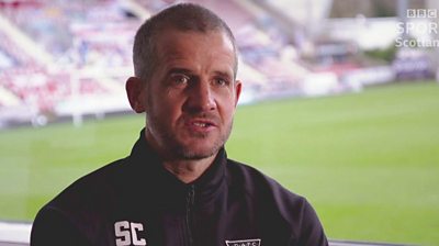 Dunfermline manager Stevie Crawford