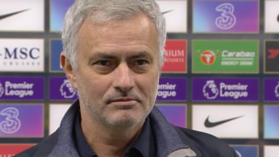 Tottenham 'control' pleases Mourinho