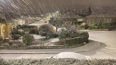 Hundreds of people reported being woken by the weather phenomenon known as "thundersnow".