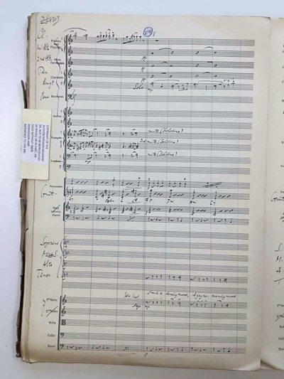 Musical manuscript