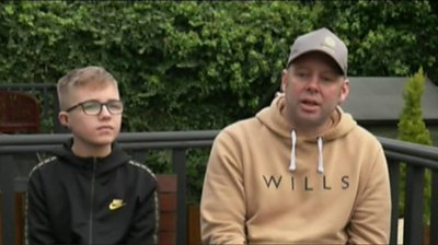 The father, son and dog who survived an M6 crash