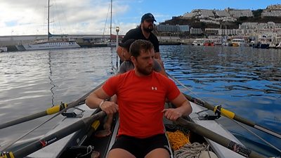 Royal Marines team rows 3,000 miles across Atlantic for charity