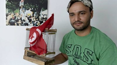 Wadih Jalasi, who's been called Tunisia's Cage Man