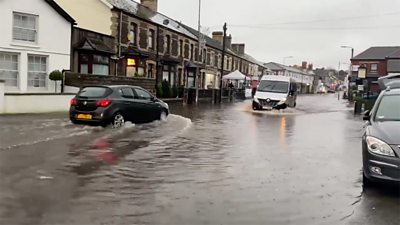 Flooding in Whitchurch, Cardiff
