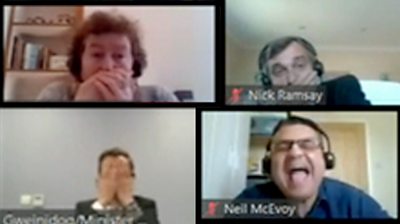 Reactions to the Welsh health minister swearing during a virtual meeting