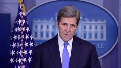 John Kerry, the Biden administration's Climate tsar, outlined a series of executive actions to curb climate change.