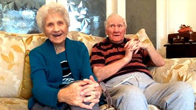 Covid: 'Never apart' Camelon couple reunited after hospital stays