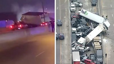 victims of texas pile up