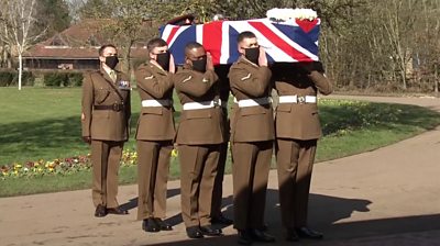 Captain Sir Tom Moore funeral