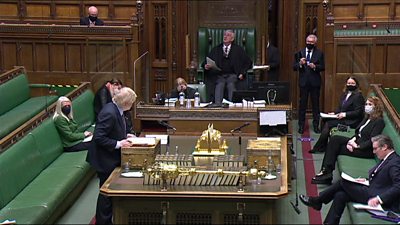 Front benches at PMQs