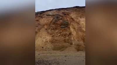 Gorleston cliff collapse