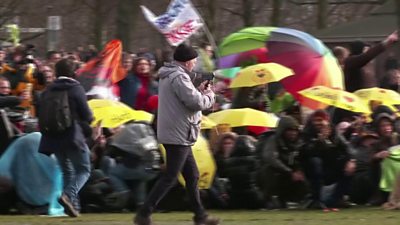 Dutch anti-lockdown protest