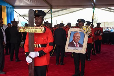 Magufuli funeral procession