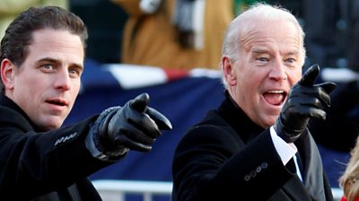 Hunter Biden and Joe Biden in 2009