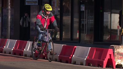 Bristol City Council trials a new type of traffic signal called the Cycle Early Release.